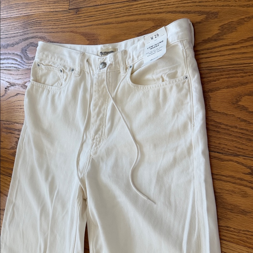 Madewell White Wide-Leg Jeans - Picture 5 of 9